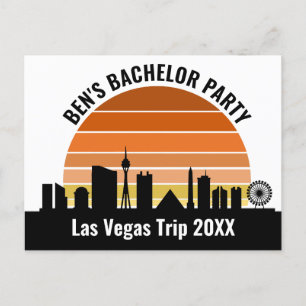 Carte Postale Coucher de soleil sur le Strip de Las Vegas, vacan