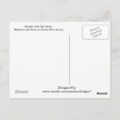 Carte Postale Coucher de soleil sur l'eau (Dos)