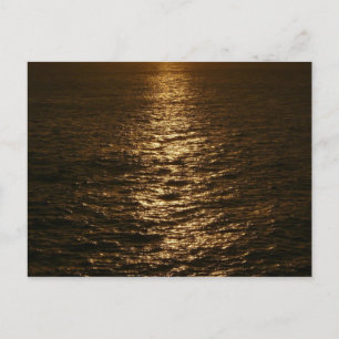 Carte Postale Coucher de soleil sur l'eau Photographie abstraite