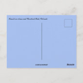 Carte Postale Coucher de soleil sur les dunes et Cleveland Peak (Dos)