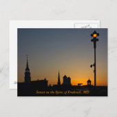 Carte Postale Coucher de soleil sur les empires de Frederick Mar (Devant / Derrière)