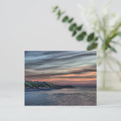 Carte Postale Coucher de soleil sur les falaises de Cromer (Debout devant)