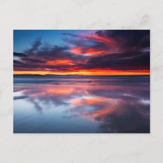 Carte Postale Coucher de soleil sur les îles Anglo-Normandes, CA (Devant)