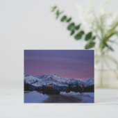 Carte Postale Coucher de soleil sur les Rocheuses (Debout devant)