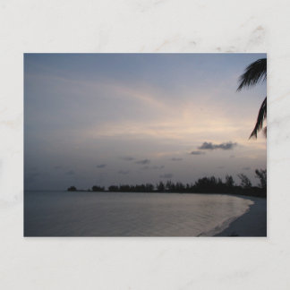 Carte Postale Coucher de soleil sur l'île d'Anegada