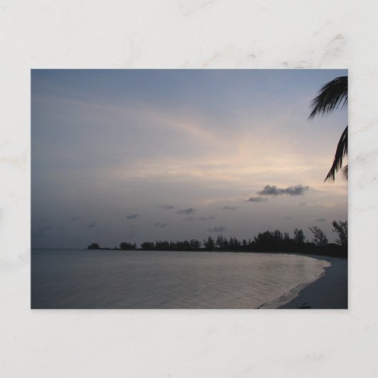 Carte Postale Coucher de soleil sur l'île d'Anegada (Devant)