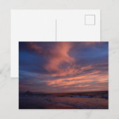 Carte Postale Coucher de soleil sur Morro Strand (Devant / Derrière)