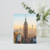 Carte Postale Coucher de soleil sur New York (Debout devant)