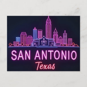 Carte Postale Coucher de soleil sur San Antonio Texas