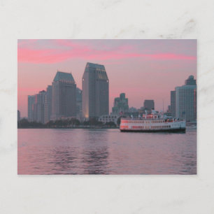 Carte Postale Coucher de soleil sur San Diego