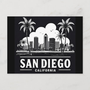 Carte Postale Coucher de soleil sur San Diego Californie
