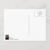 Carte Postale Coucher de soleil sur un incendie de forêt (Dos)