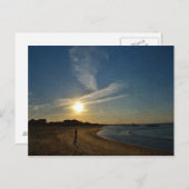 Carte Postale Coucher de soleil texturé par Shirley Taylor (Devant / Derrière)