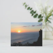 Carte Postale Coucher de soleil tropical (Debout devant)