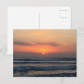 Carte Postale Coucher de soleil tropical (Devant / Derrière)