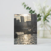 Carte Postale Coucher de soleil urbain (Debout devant)