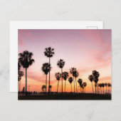 Carte Postale Coucher de soleil (Venice Beach, CA) (Devant / Derrière)