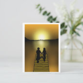 Carte Postale Coucher du soleil (Debout devant)