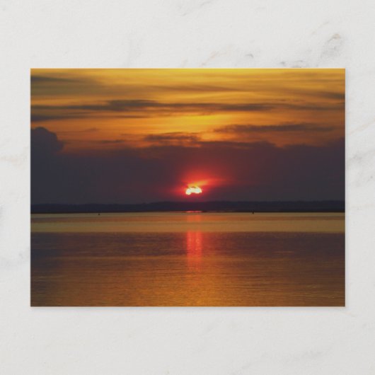 Carte Postale Coucher du soleil (Devant)