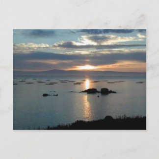 Carte Postale Coucher du soleil