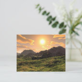 Carte Postale Coucher du soleil (Debout devant)