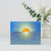 Carte Postale Coucher du soleil (Debout devant)
