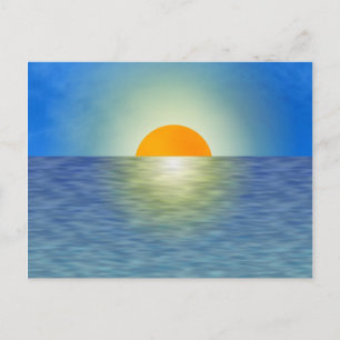Carte Postale Coucher du soleil
