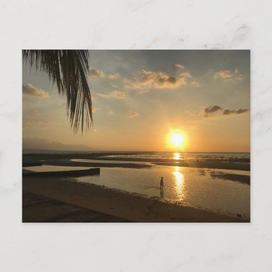 Carte Postale Coucher du soleil (Devant)