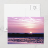Carte Postale Coucher du soleil (Devant / Derrière)