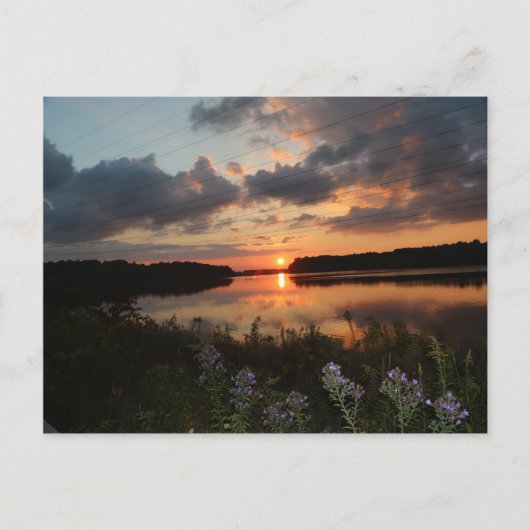 Carte Postale Coucher du soleil (Devant)