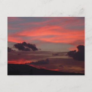 Carte Postale Coucher du soleil