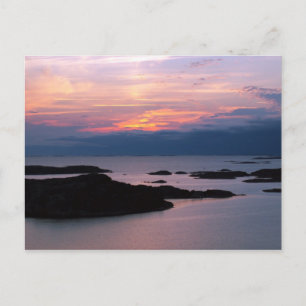 Carte Postale Coucher du soleil