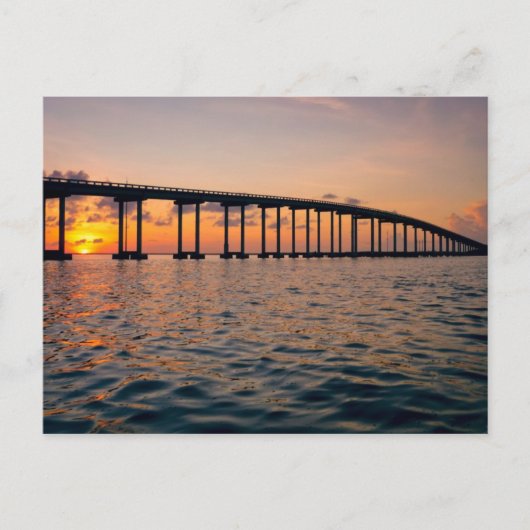 Carte Postale Coucher du soleil (Devant)