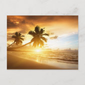 Carte Postale Coucher du soleil (Devant)