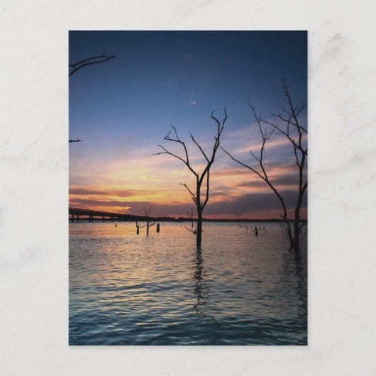 Carte Postale Coucher du soleil (Devant)