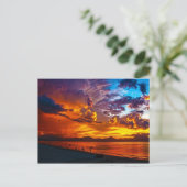 Carte Postale Coucher du soleil (Debout devant)