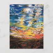 Carte Postale Coucher du soleil (Devant)