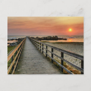 Carte Postale Coucher du soleil à Viana do Castelo