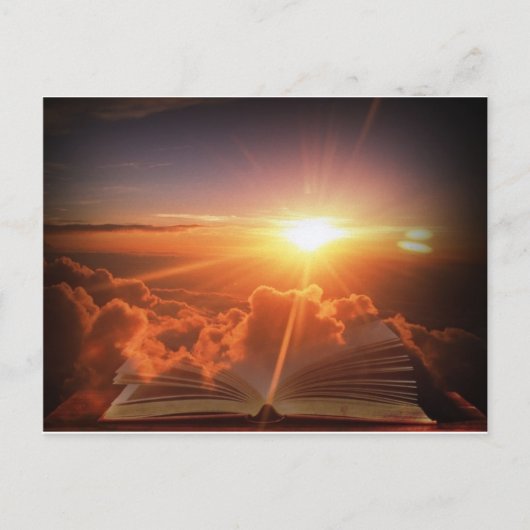 Carte Postale Coucher du soleil biblique (Devant)