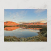 Carte Postale Coucher du soleil de Laguna Nimez, EL Calafate (Devant)