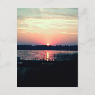 Carte Postale Coucher du soleil du nord du Minnesota