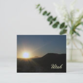 Carte Postale coucher du soleil : utah (Debout devant)