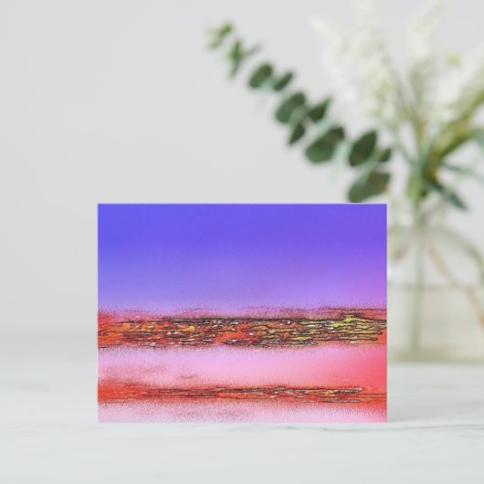 CARTE POSTALE COUCHERS DE SOLEIL (Debout devant)