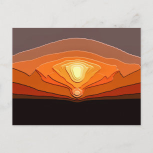 CARTE POSTALE COUCHERS DE SOLEIL