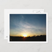 Carte Postale Couchers de soleil à Austin (Devant / Derrière)