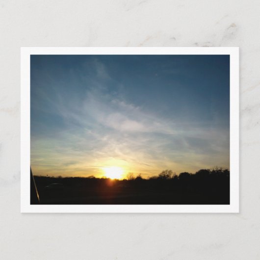 Carte Postale Couchers de soleil à Austin (Devant)