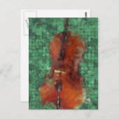 Carte Postale Coucou sur vert (Devant / Derrière)