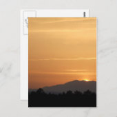 Carte postale Coude soleil orange (Devant / Derrière)