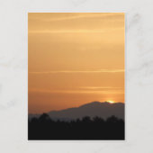 Carte postale Coude soleil orange (Devant)