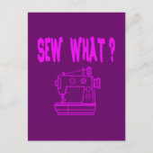 Carte Postale Coudre quoi ? (Devant)